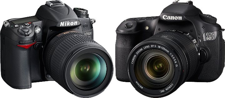 nikon-d7000-vs-canon-60d Какой фотоаппарат купить – рекомендации по выбору от специалистов