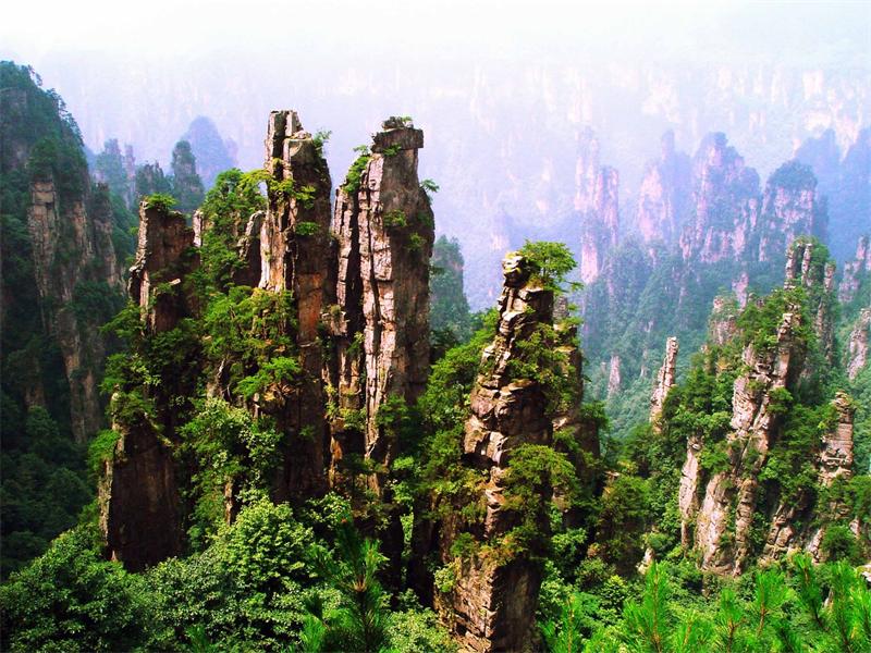 Ulinyuan-Provintsiya-Hunan 10 самых красивых мест Китая