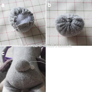 sew-sock-bunny-7 Ушастый зайчик из носков